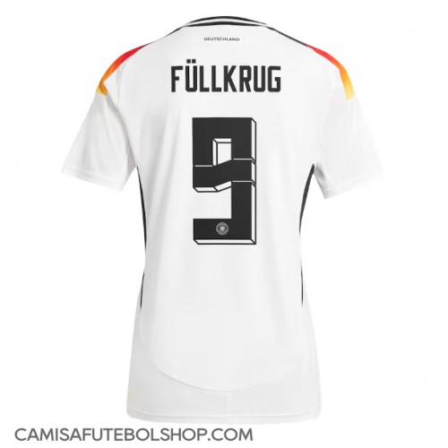 Camisa de time de futebol Alemanha Niclas Fullkrug #9 Replicas 1º Equipamento Europeu 2024 Manga Curta